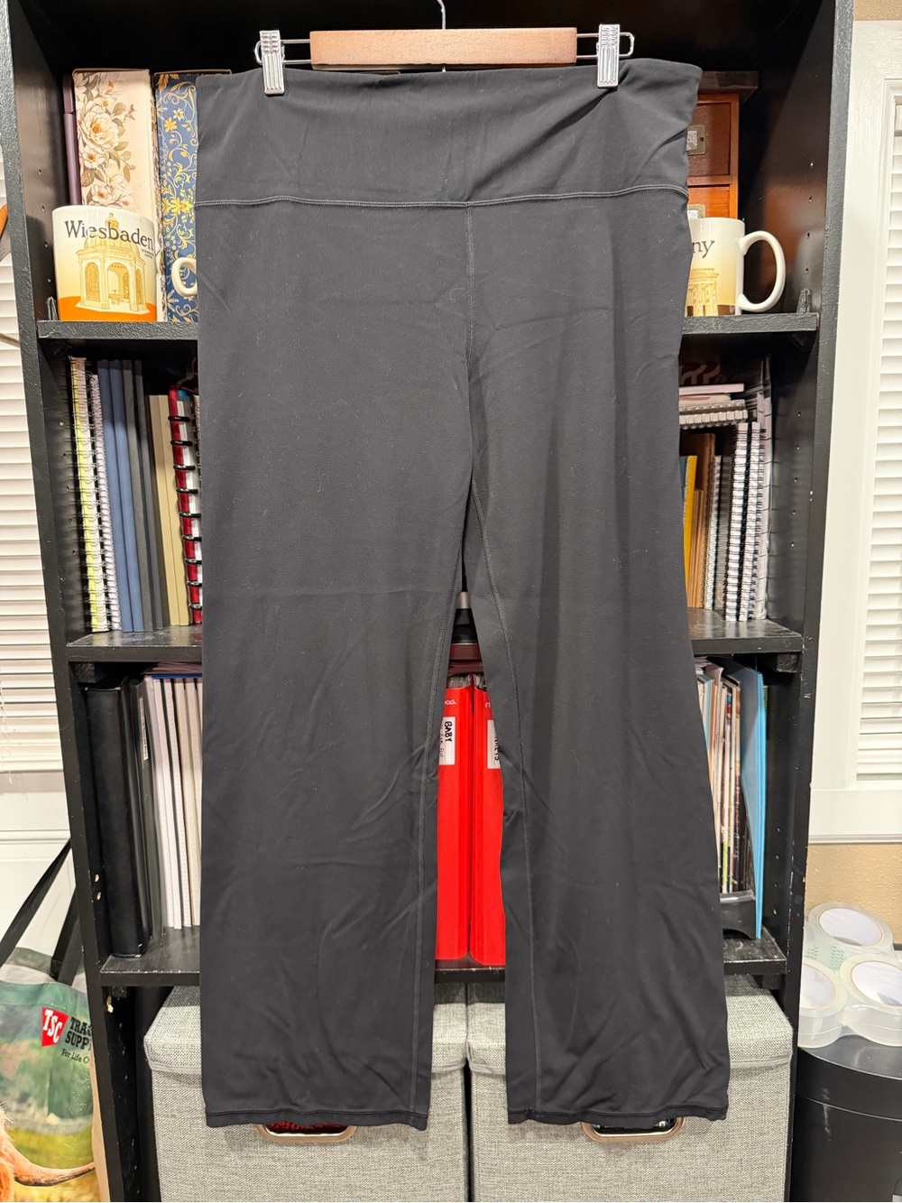 Athleta Black Wide-Leg Active Pants